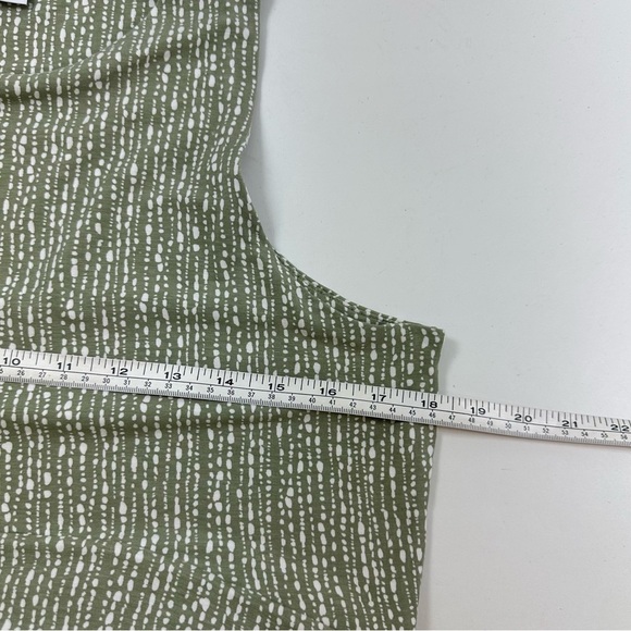 Athleta Green Santorini Thera Dress Size Large Sleeveless - Picture 6 of 7